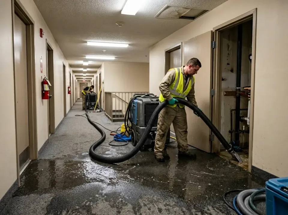 multi-unit-apartment-hallway-f-005 — frequently asked questions, Emergency Burst Pipe Water Extraction & Removal in Lochearn…